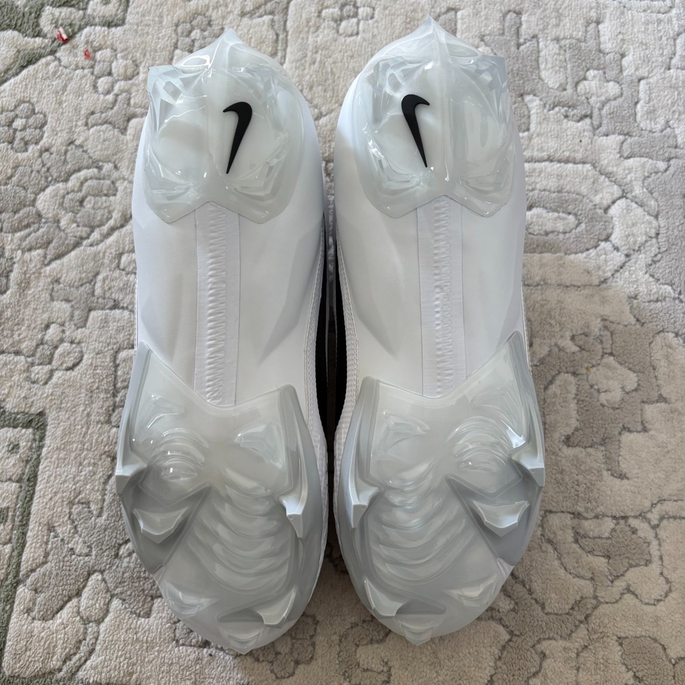 Nike Vapor Edge Elite 360 2 TB FD5713-100 Mens US 11 Football Cleats White Black - Picture 7 of 7